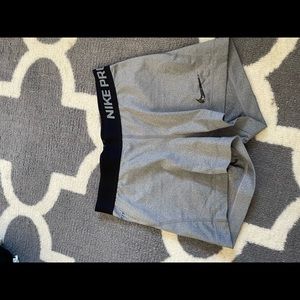 Gray Nike pro
